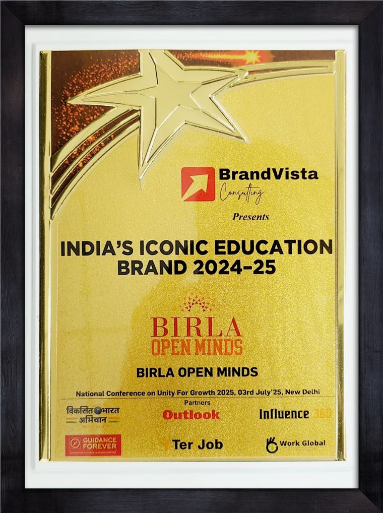 India&rsquo;s Iconic Education Brand – BrandVista Consulting, awarded to Birla Open Minds